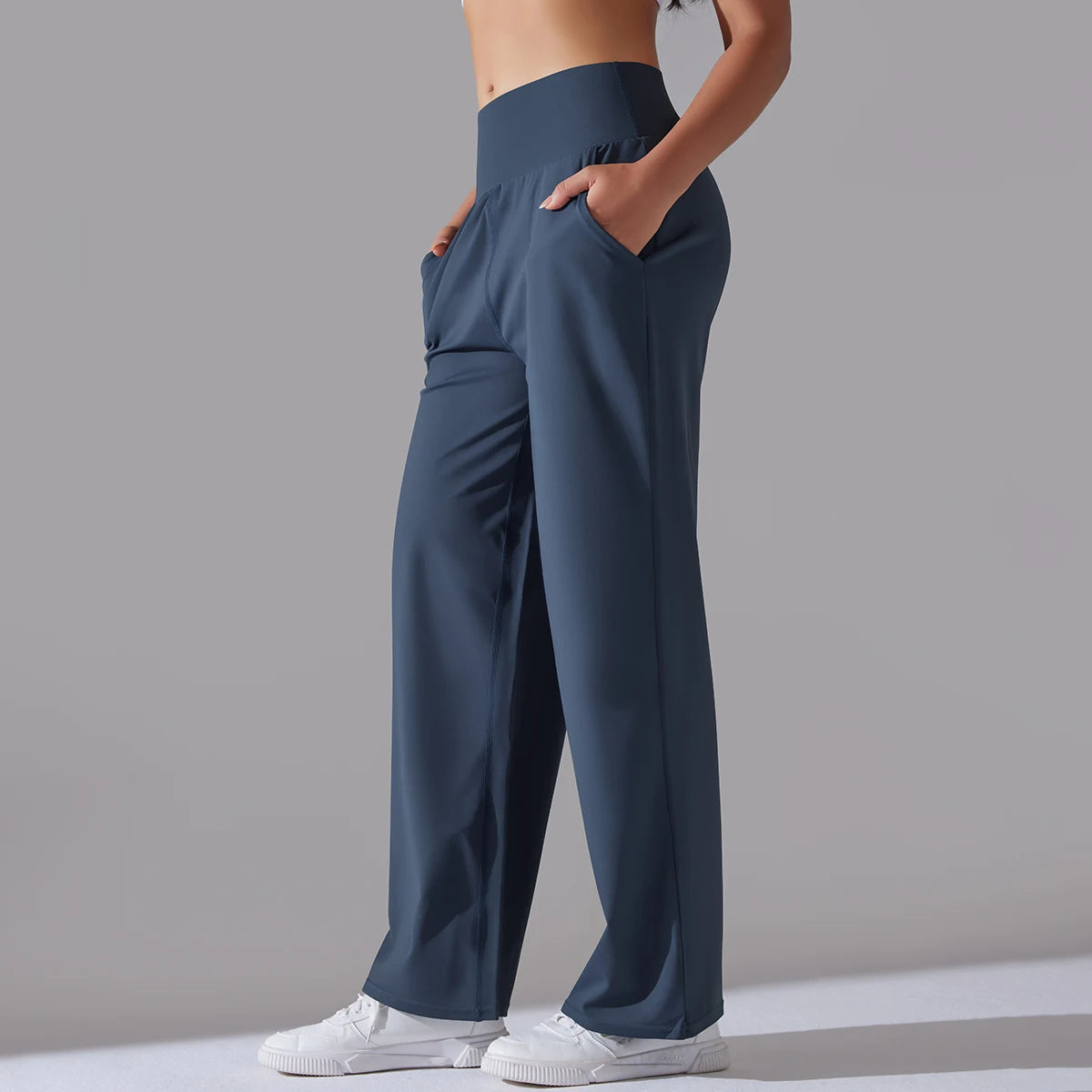 Casual Pants Women Loose Straight Wide Leg Pants Wide Leg Pants Office High Waist Pants Woman Pants Baggy Dance Leggings